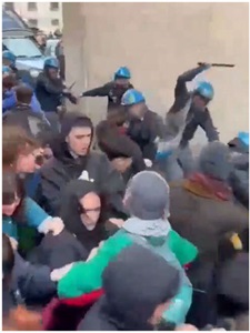 pisa corteo palestina cariche polizia