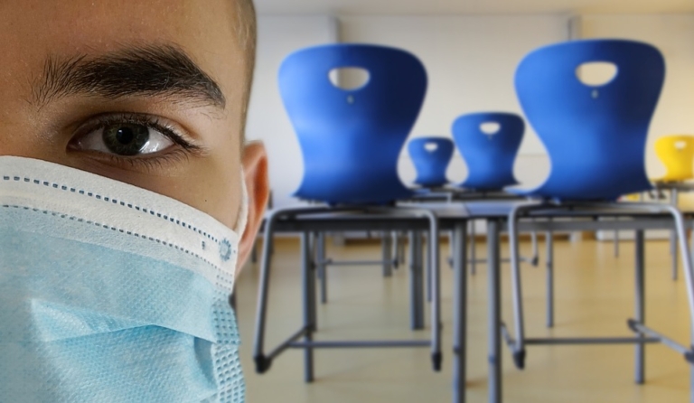 scuola mascherina