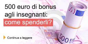 bonus 500 euro insegnanti
